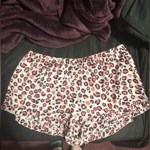 Leopard Print Women's Shorts